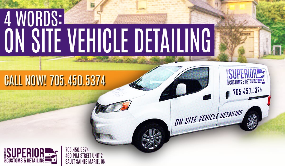 On Site Vehicle Detailing service van